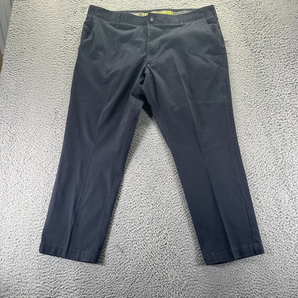 Lee Extreme Comfort Pant Mens 40x29 Blue Cotton Chino Stretch Relaxed Fit Career